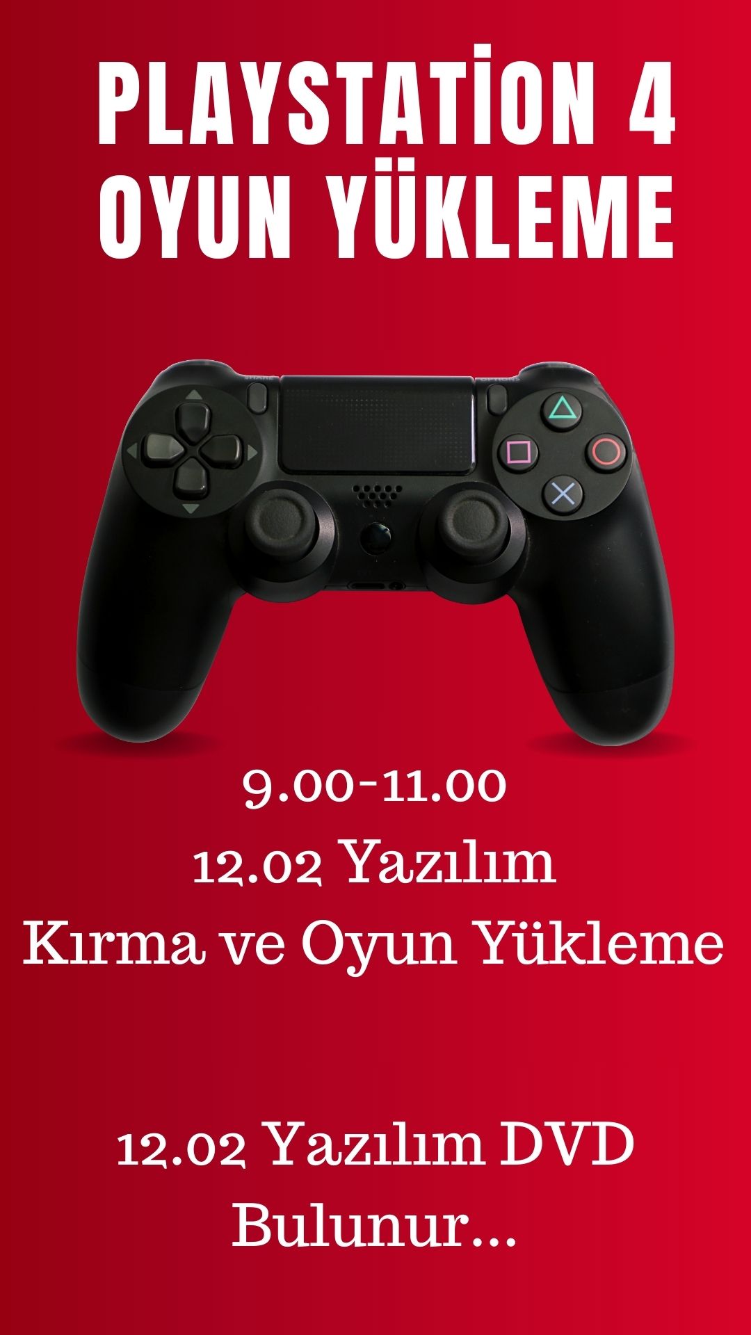 Ps4 12-02 Kırma ve Oyun Yükleme